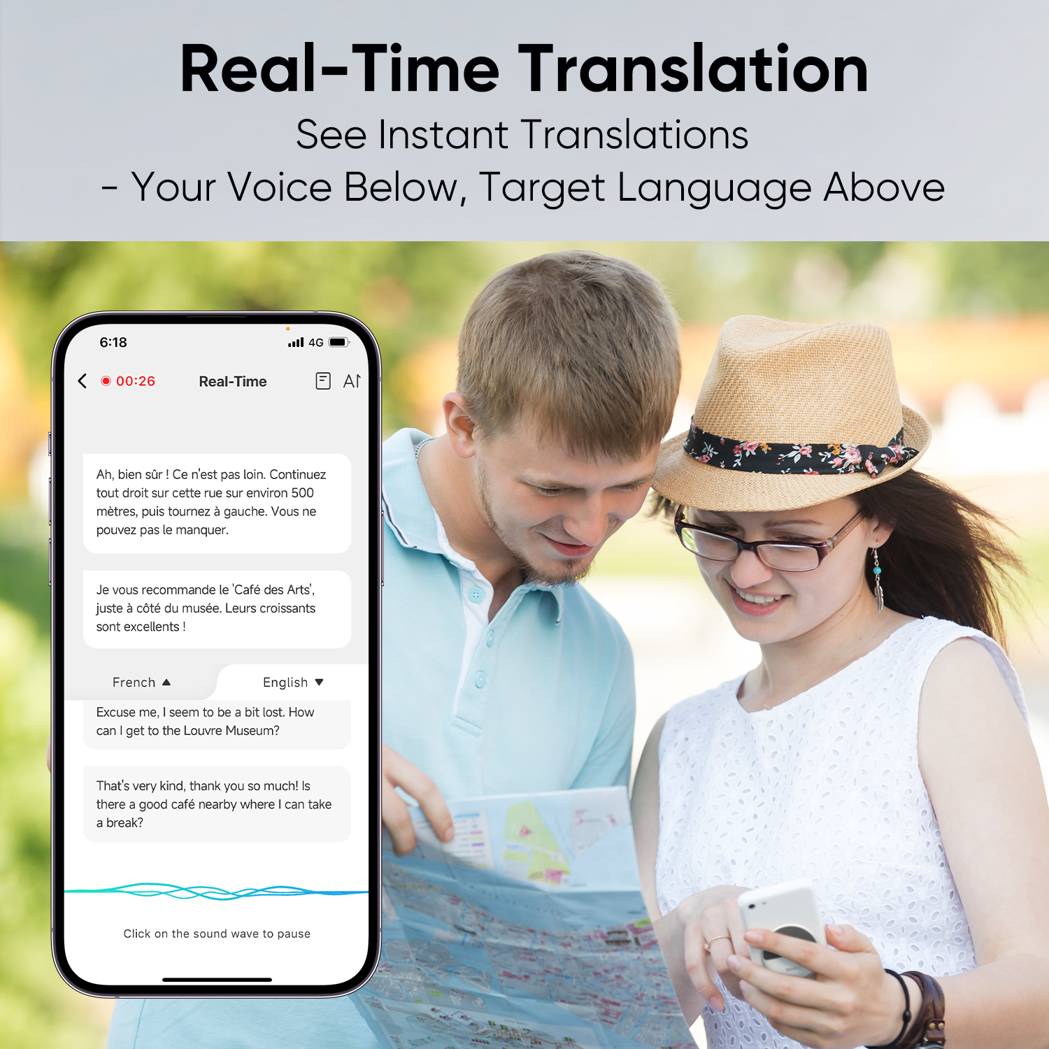 Voice Cloning Translator Device - InnAIO T10 Real-Time Translation Device