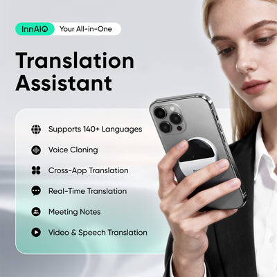 InnAIO T10 AI Voice Cloning Translator