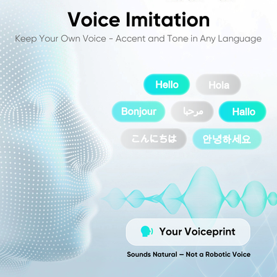 InnAIO T10 AI Voice Cloning Translator