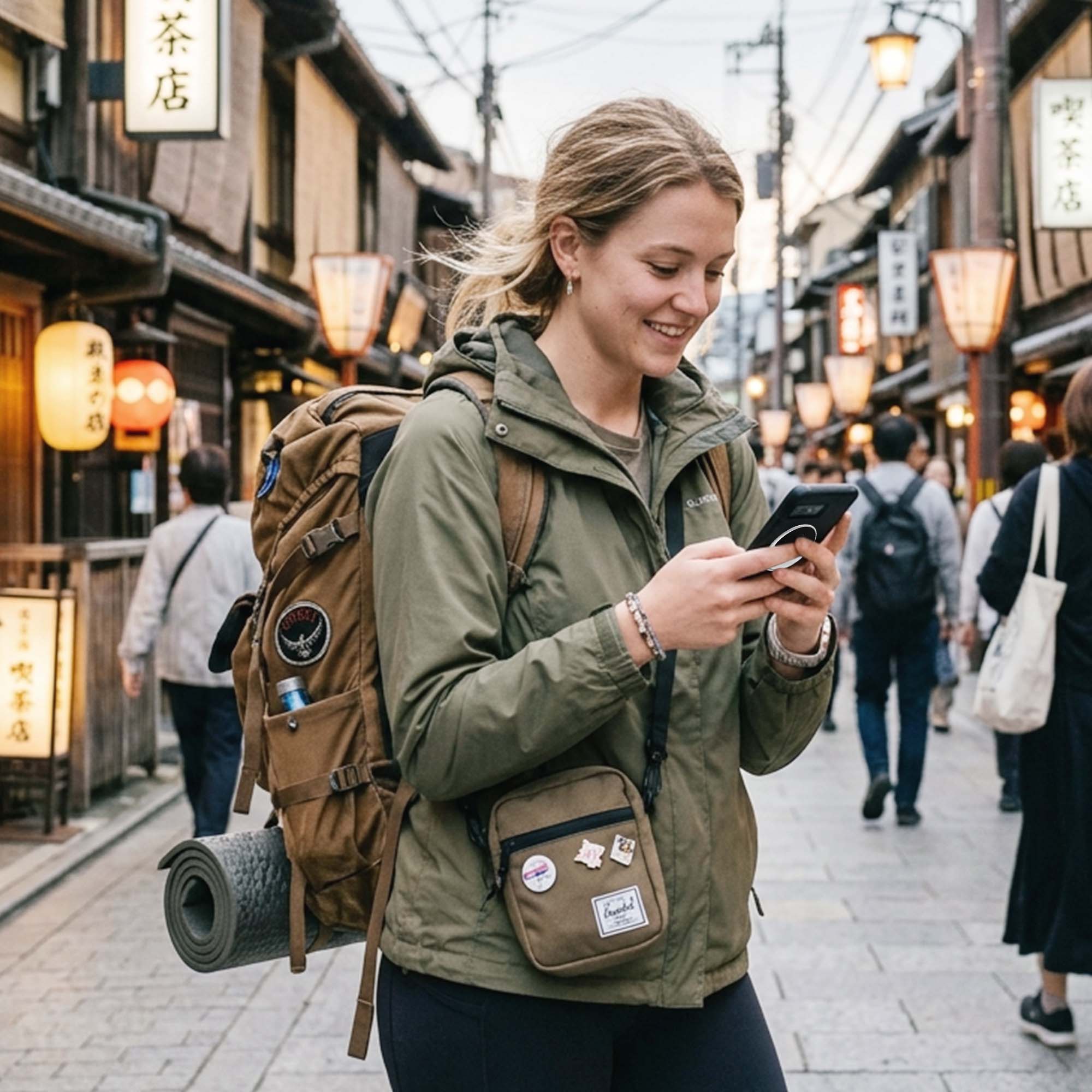 InnAIO T10 AI translator used for travel communication abroad